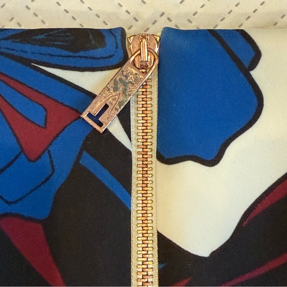 Ted Baker Darle Pencil Skirt Woodblock Leaf Floral Size 2 - Picture 7 of 10